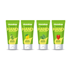 Cleanology Hand Sanitizer Gel 1 FL OZ (30 mL) 4 pack