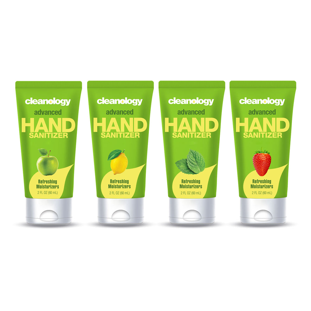 Cleanology Hand Sanitizer Gel 2 FL OZ (60 mL) 4 pack