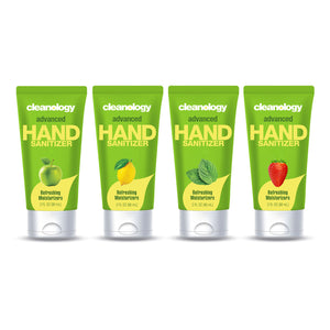 Cleanology Hand Sanitizer Gel 2 FL OZ (60 mL) 4 pack