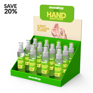 
            
                Load image into Gallery viewer, Cleanology Hand Sanitizer Spray 2 FL OZ (60 mL) 12 pack
            
        