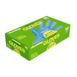 Disposable Gloves 100 gloves (PVC/blue)